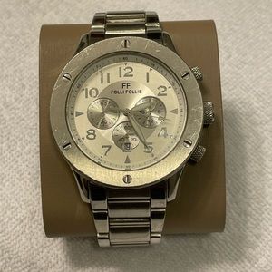 Folli Follie Silver-tone Stainless Steel Watch